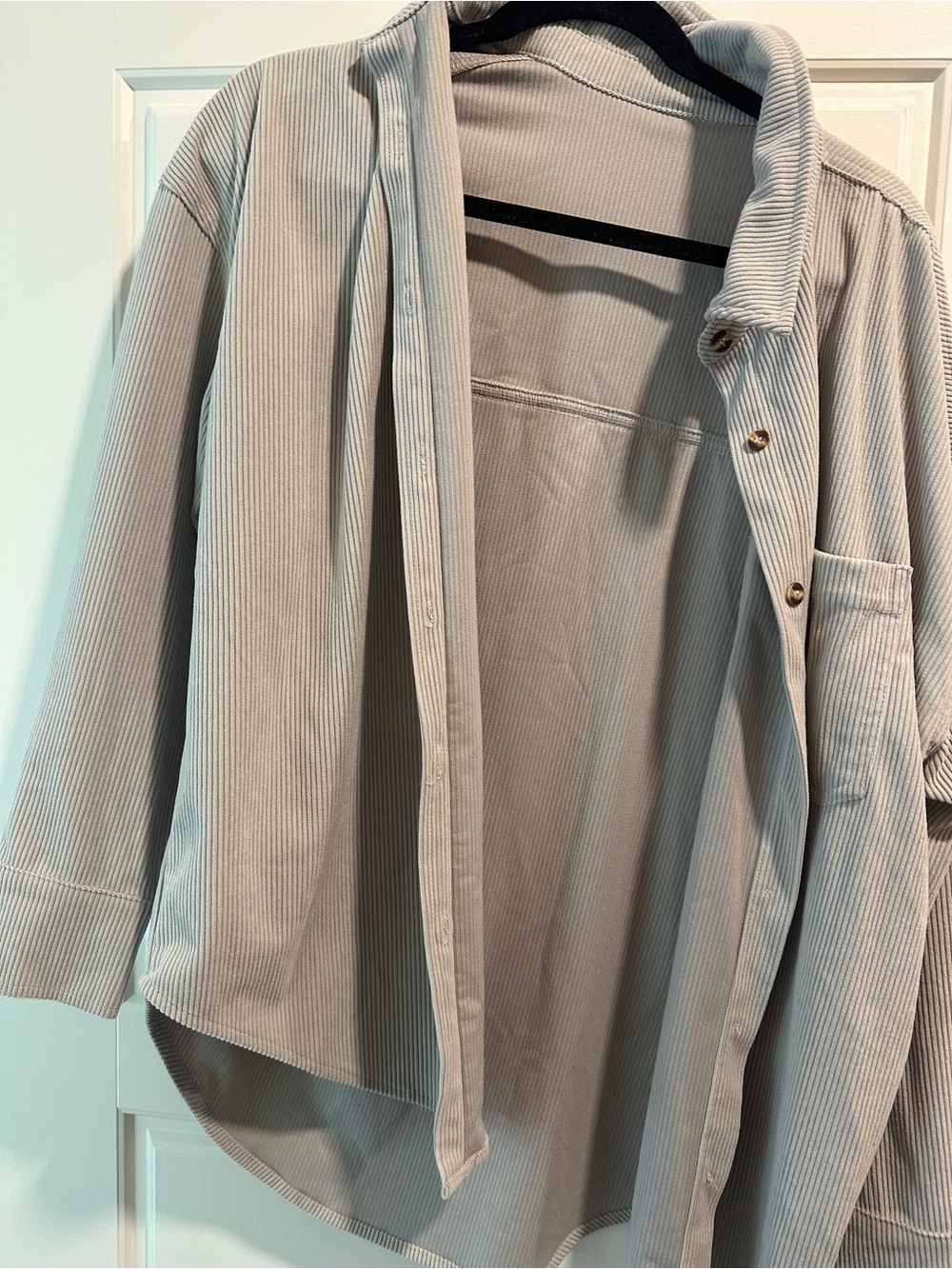 Women’s Gray Corduroy Jacket